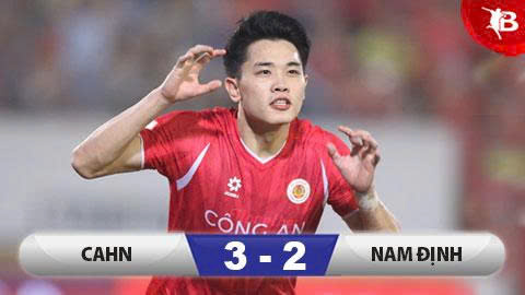 Kết quả Công an Hà Nội 3-2 Nam Định: Đình Bắc toả sáng, Công an Hà Nội sắp vô địch